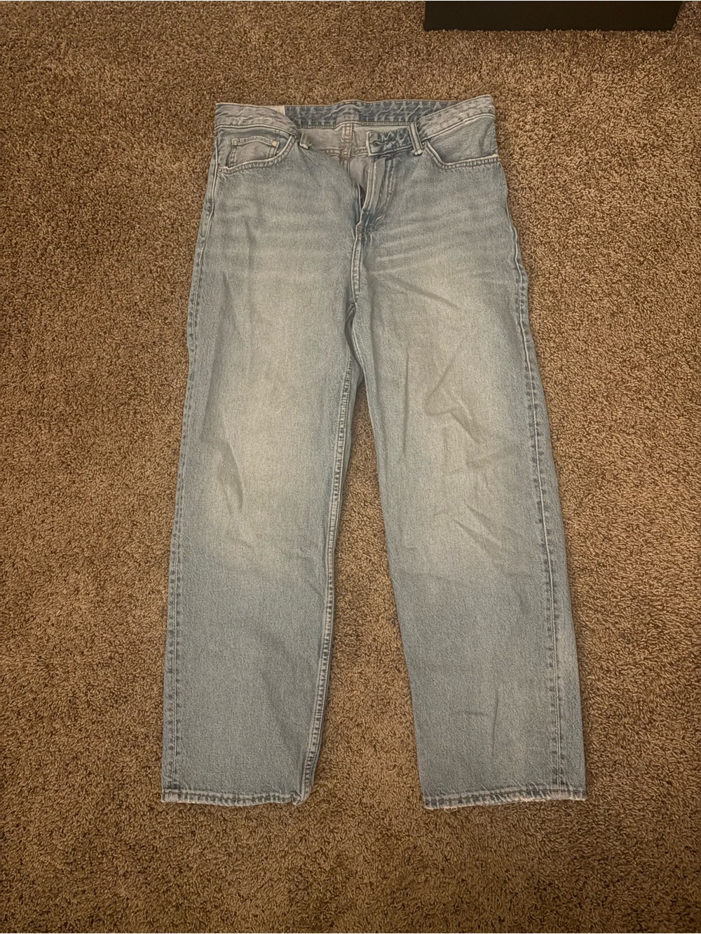H&M Light Blue Relaxed Fit Men's Jeans